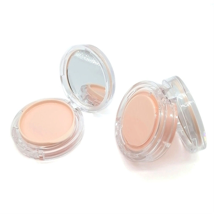 Custom Makeup Blush Round Compact Powder Case Bb Air Cushion Packaging with Mirror Foundation Packaging