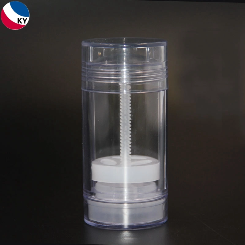 50ml Transparent Plastic Round Deodorant Containers